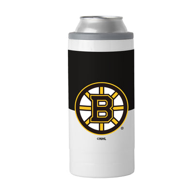 Boston Bruins Colorblock 12oz Slim Can Coolie - Logo Brands