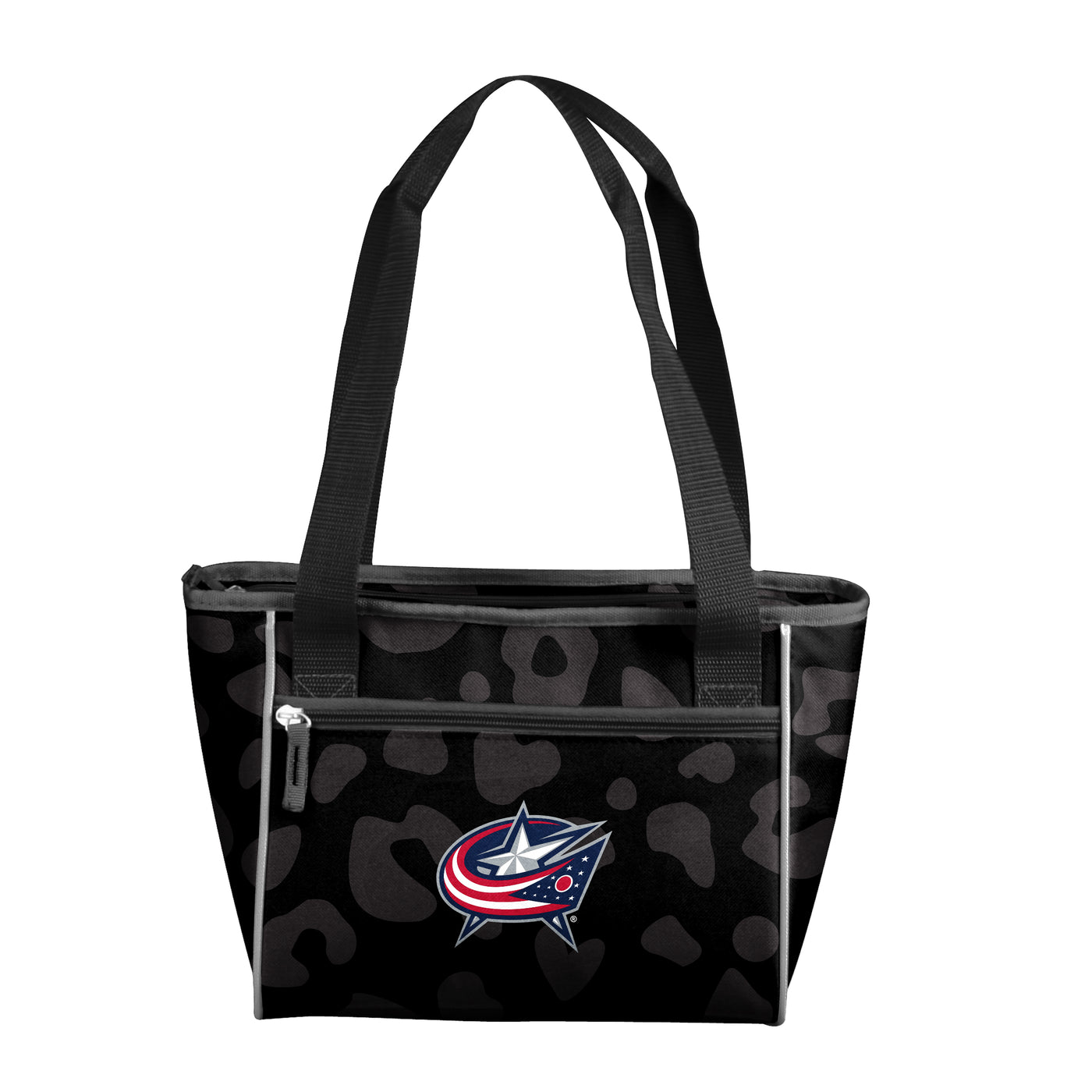 Columbus Blue Jackets Leopard Print 16 Can Cooler Tote