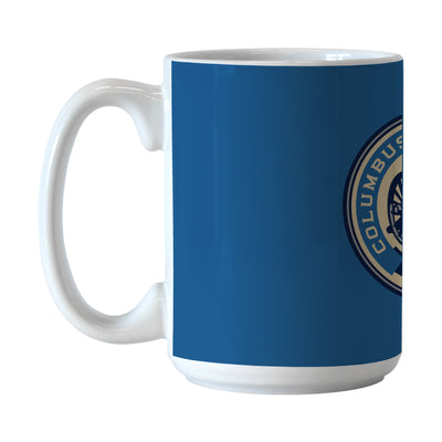 Columbus Blue Jackets Light Blue 15oz Swagger Sublimated Mug - Logo Brands