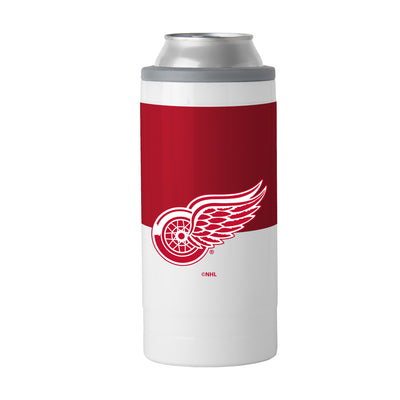 Detroit Red Wings 12oz Colorblock Slim Can Coolie - Logo Brands