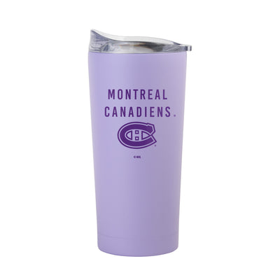 Montreal Canadiens 20oz Tonal Lavender Powder Coat Tumbler - Logo Brands