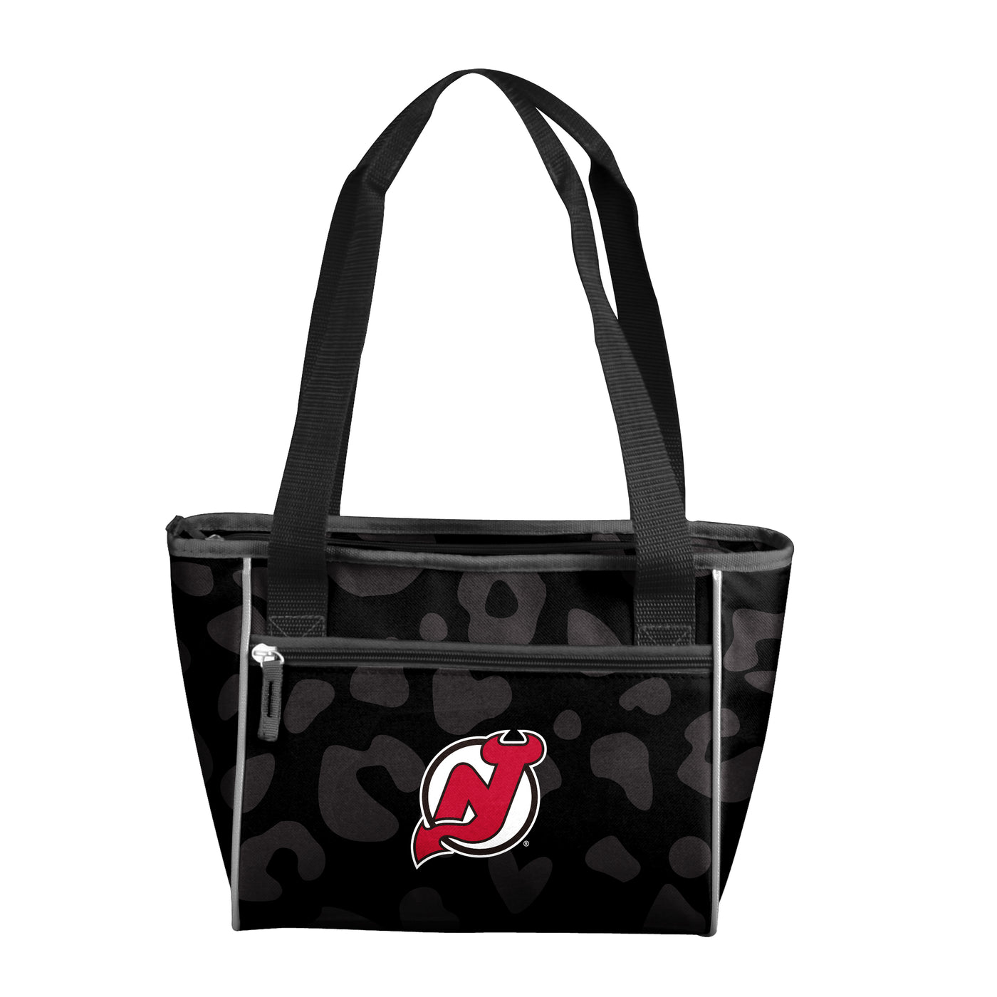 New Jersey Devils Leopard Print 16 Can Cooler Tote