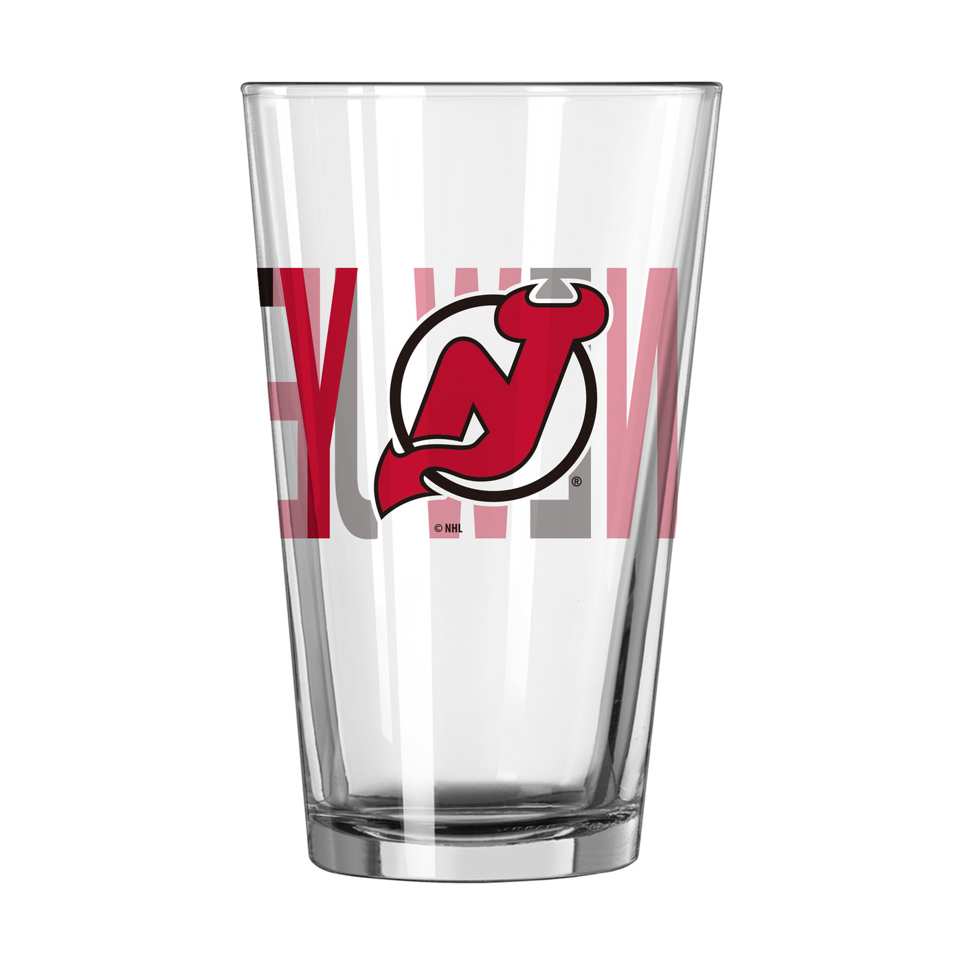 New Jersey Devils 16oz Overtime Pint Glass