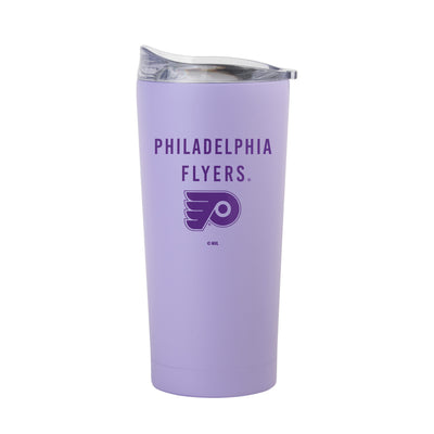 Philadelphia Flyers 20oz Tonal Lavender Powder Coat Tumbler - Logo Brands