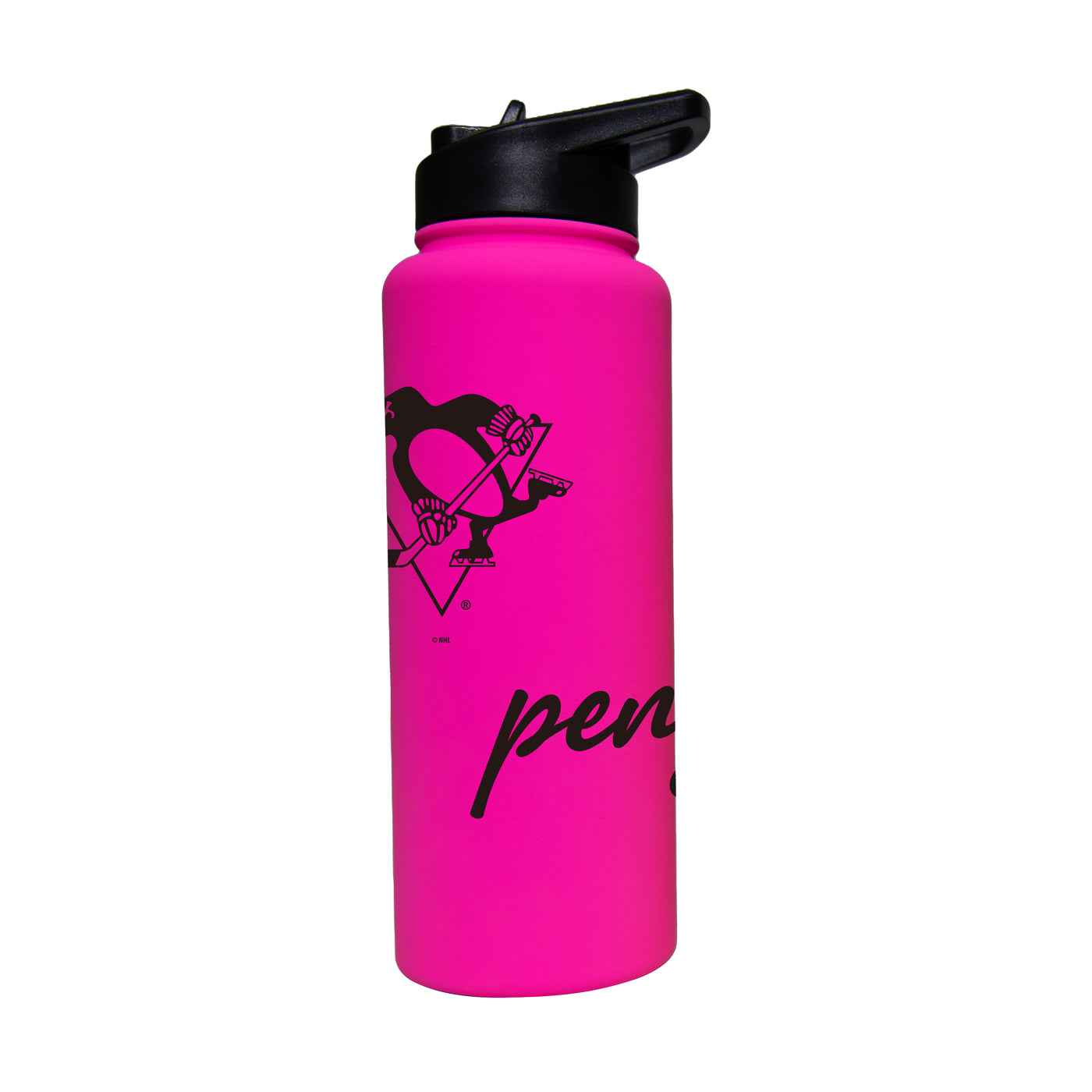 Pittsburgh Penguins 34oz Electric Bold Soft Touch Quencher - Logo Brands