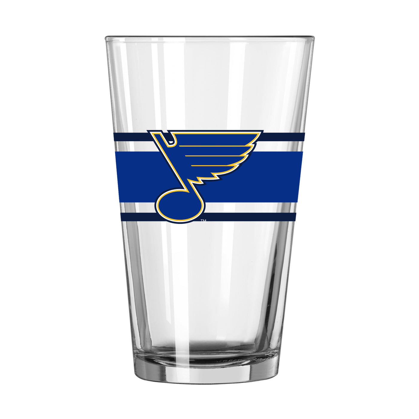 St Louis Blues 16oz Stripe Pint Glass