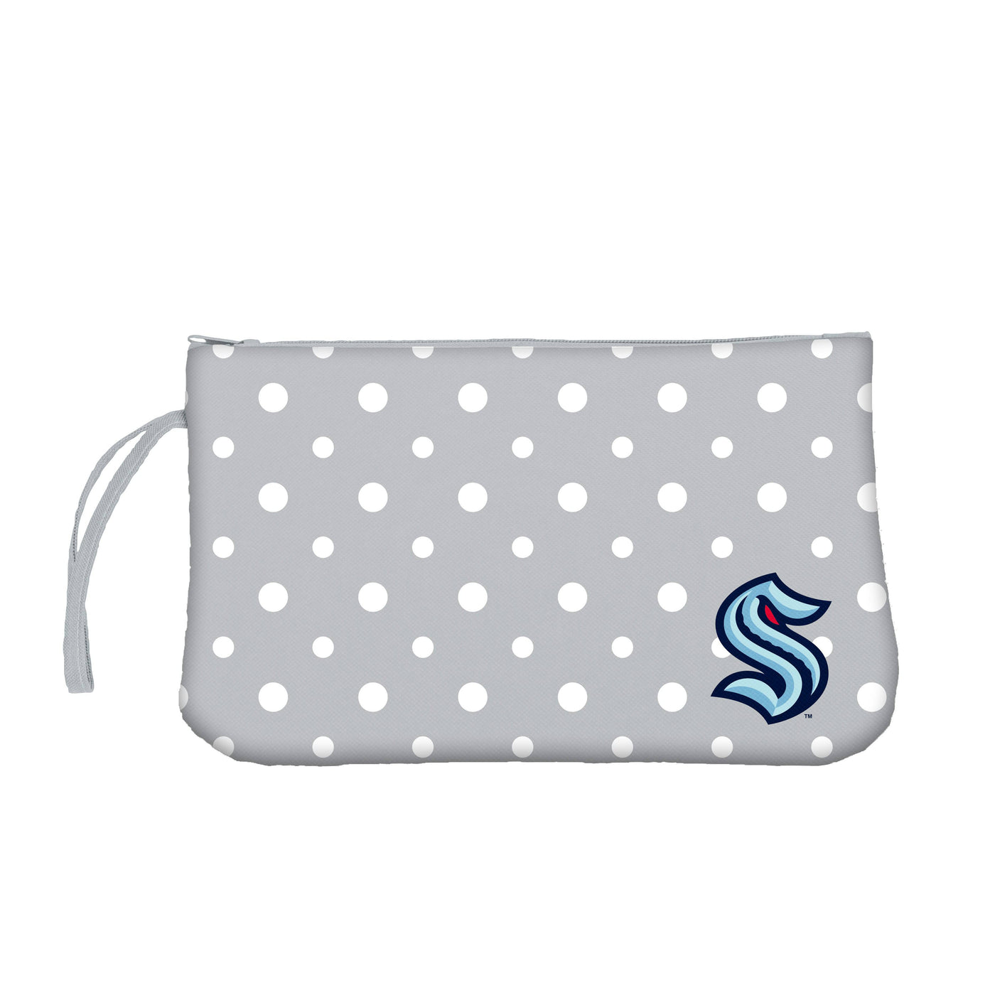 Seattle Kraken Dot Wristlet