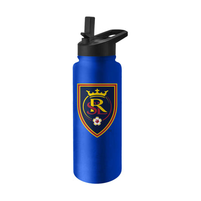 Real Salt Lake Royal 34oz Logo Quencher Bottle - Logo Brands