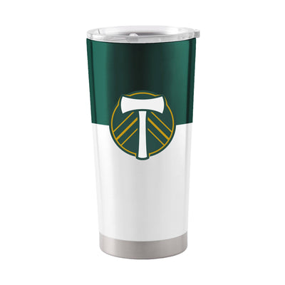 Portland Timbers 20oz Colorblock Stainless Steel Tumbler - Logo Brands