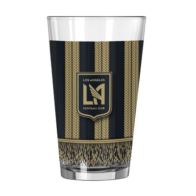 Los Angeles FC 16oz Scarf Pint Glass - Logo Brands