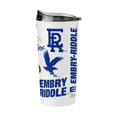 Embry-Riddle Aeronautical - Daytona 20oz Native Powder Coat Tumbler - Logo Brands