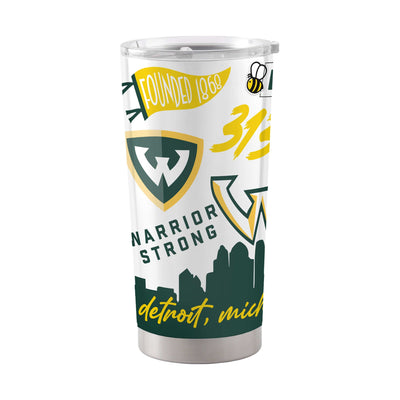 Wayne State 20oz Native Stainless Tumbler - Logo Brands