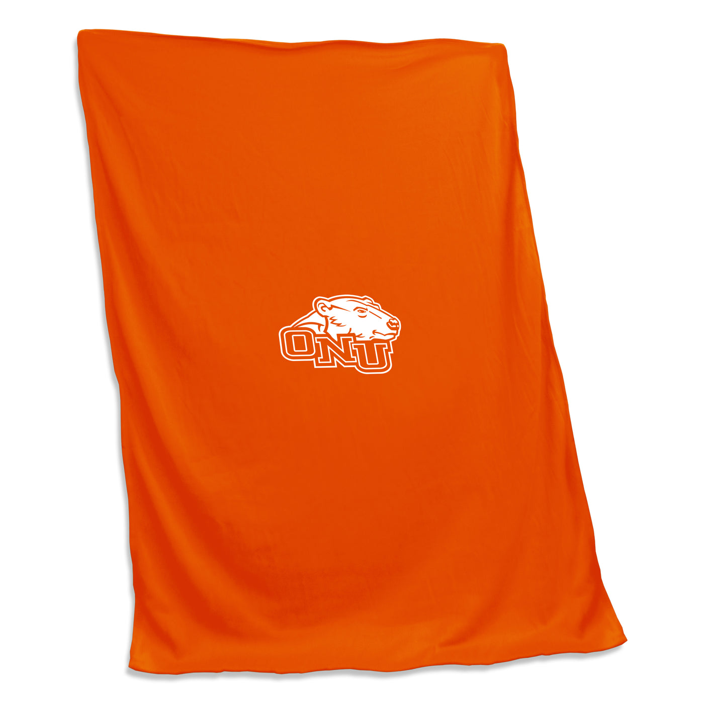 Ohio Northern Orange Screened Sweatshirt Blanket - Logo Brands