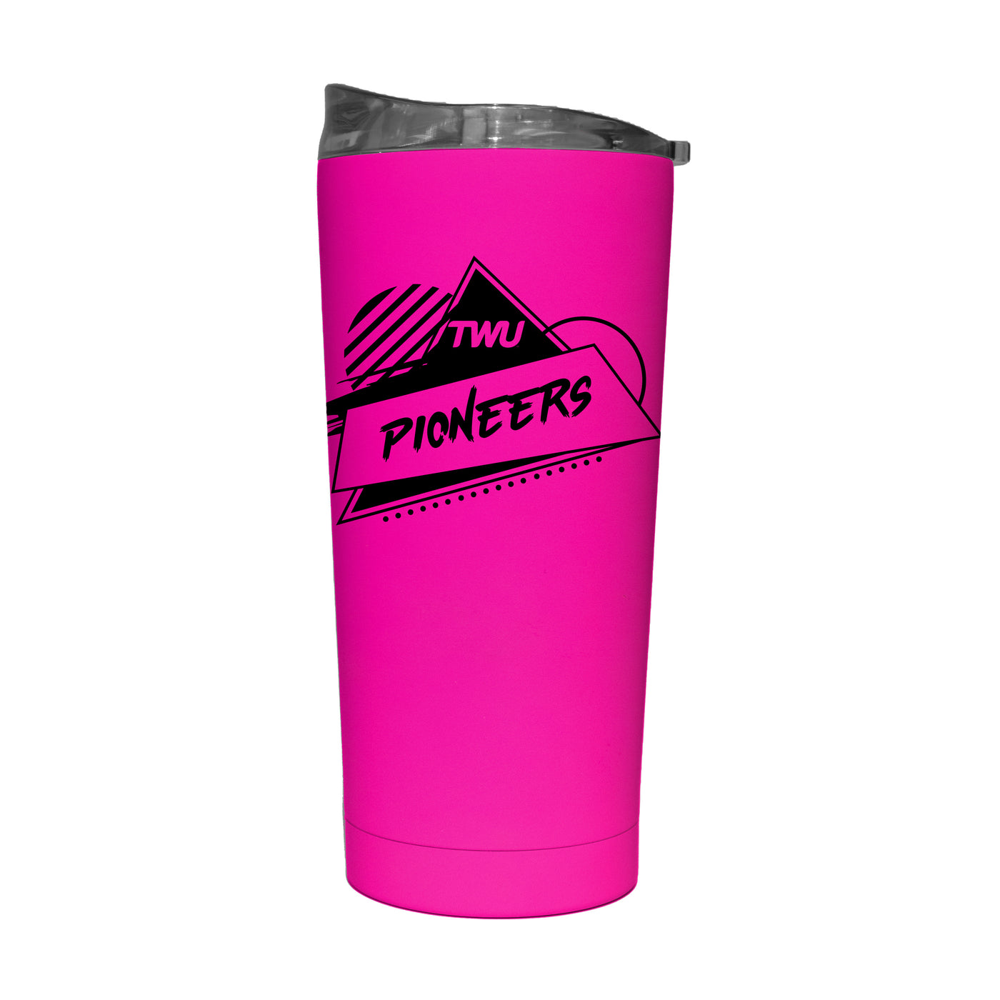 Texas Women's Univeristy 20oz Electric Rad Soft Touch Tumbler - Logo Brands