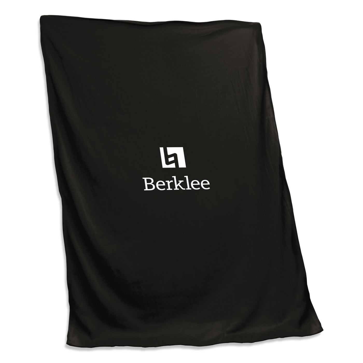 Berklee College of Music Black Sweatshirt Blanket (Screened)