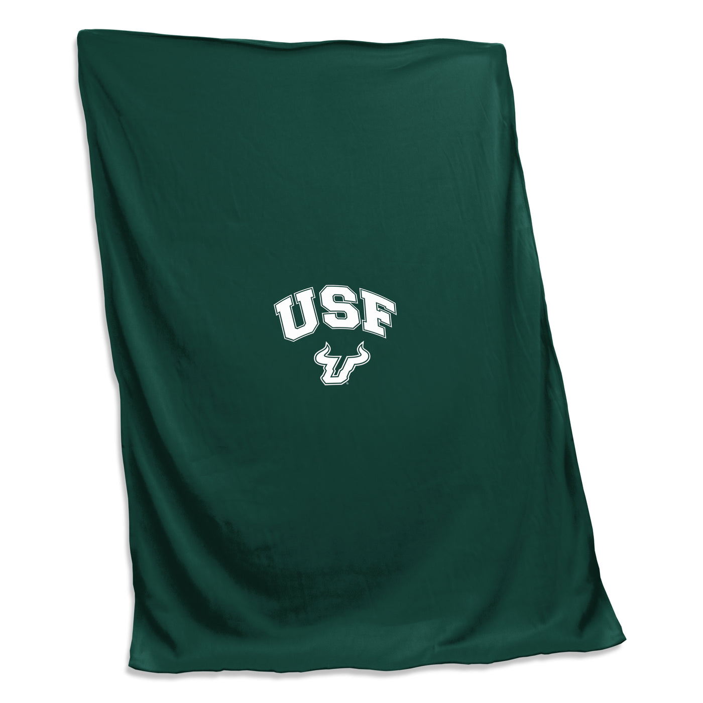 South Florida White logo Screened Sweatshirt Blanket - Logo Brands