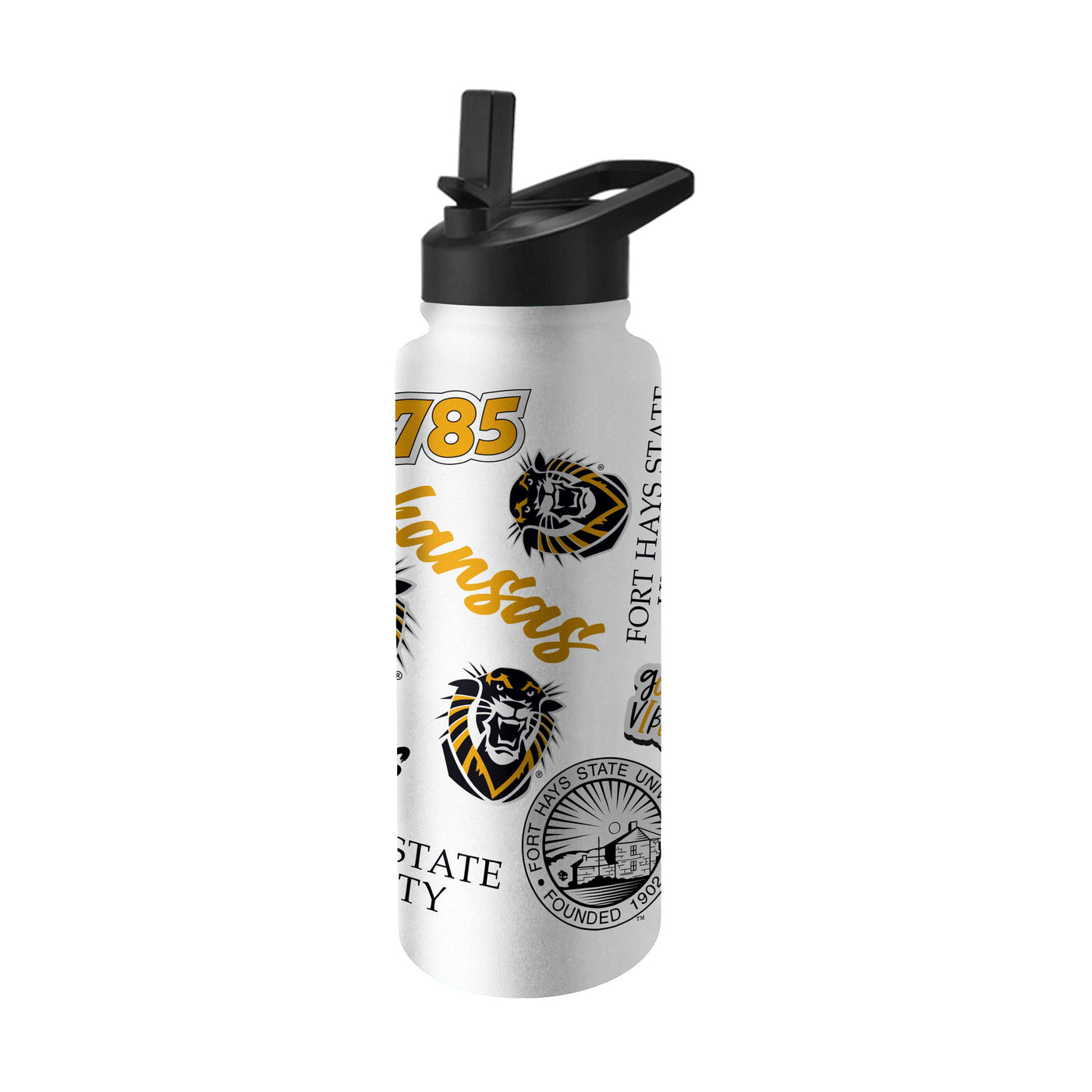 Fort Hays State 34oz Native Quencher Bottle - Logo Brands