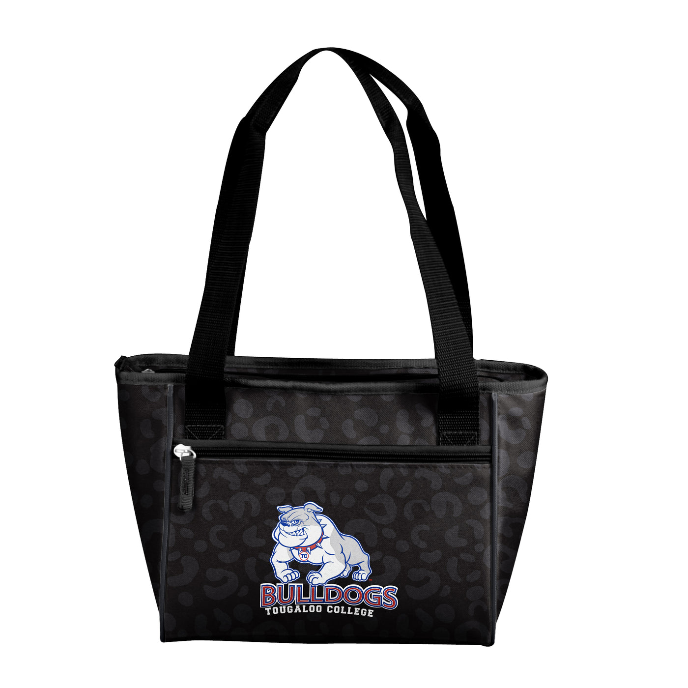 Tougaloo College Leopard Print 16 Can Cooler Tote