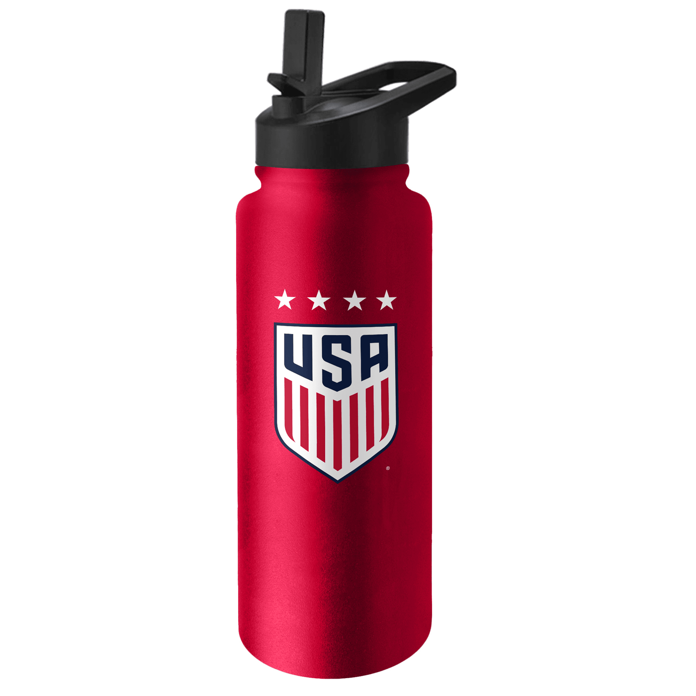 US Womens Soccer Four Stars 34oz Logo Quencher Bottle - Logo Brands