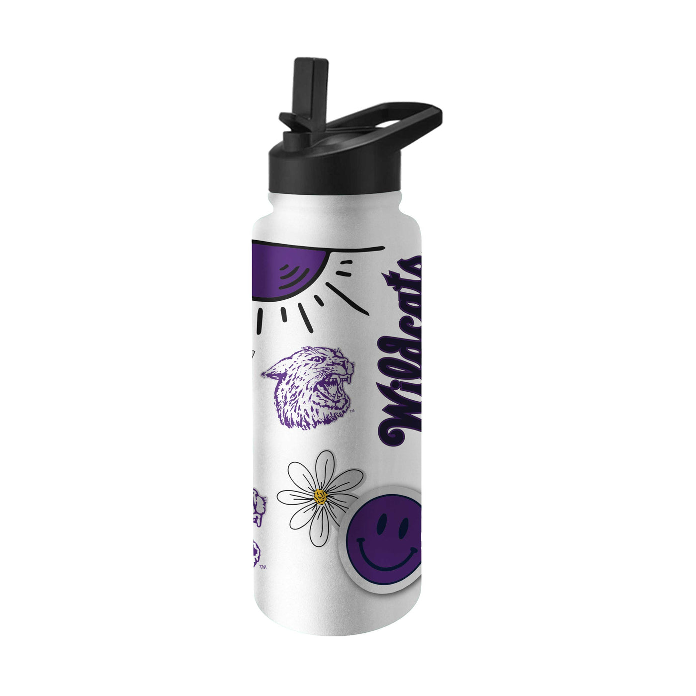 Kansas State 34oz Native Quencher Bottle - Logo Brands