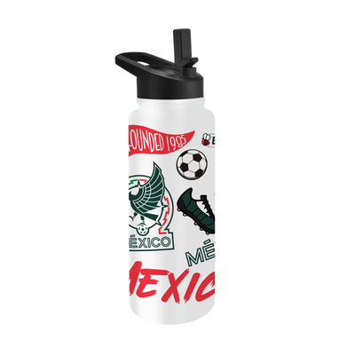 Mexican National Men's Soccer 34oz Native Quencher Bottle - Logo Brands