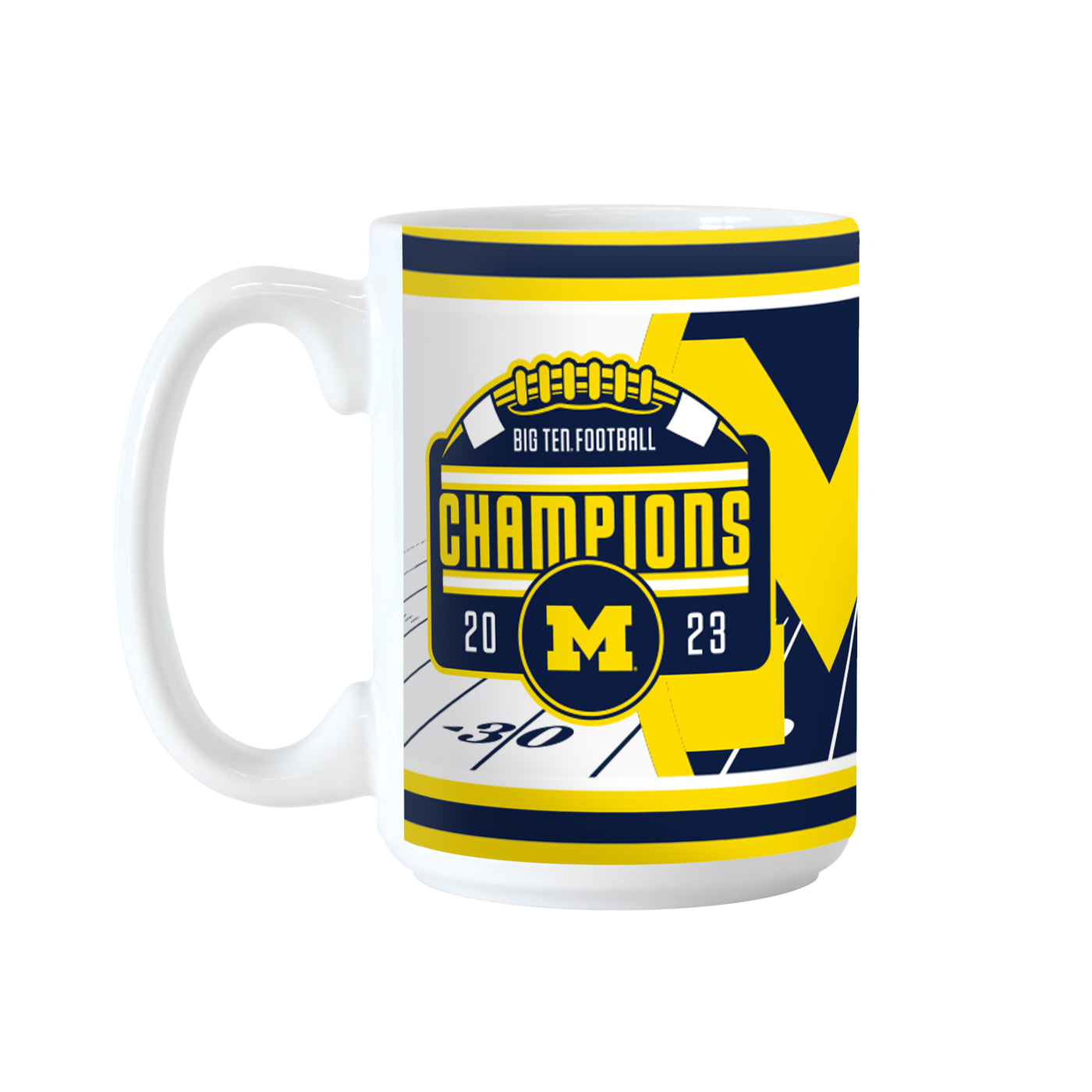 Michigan 15oz 2023 BIG TEN Champions Sublimated Mug