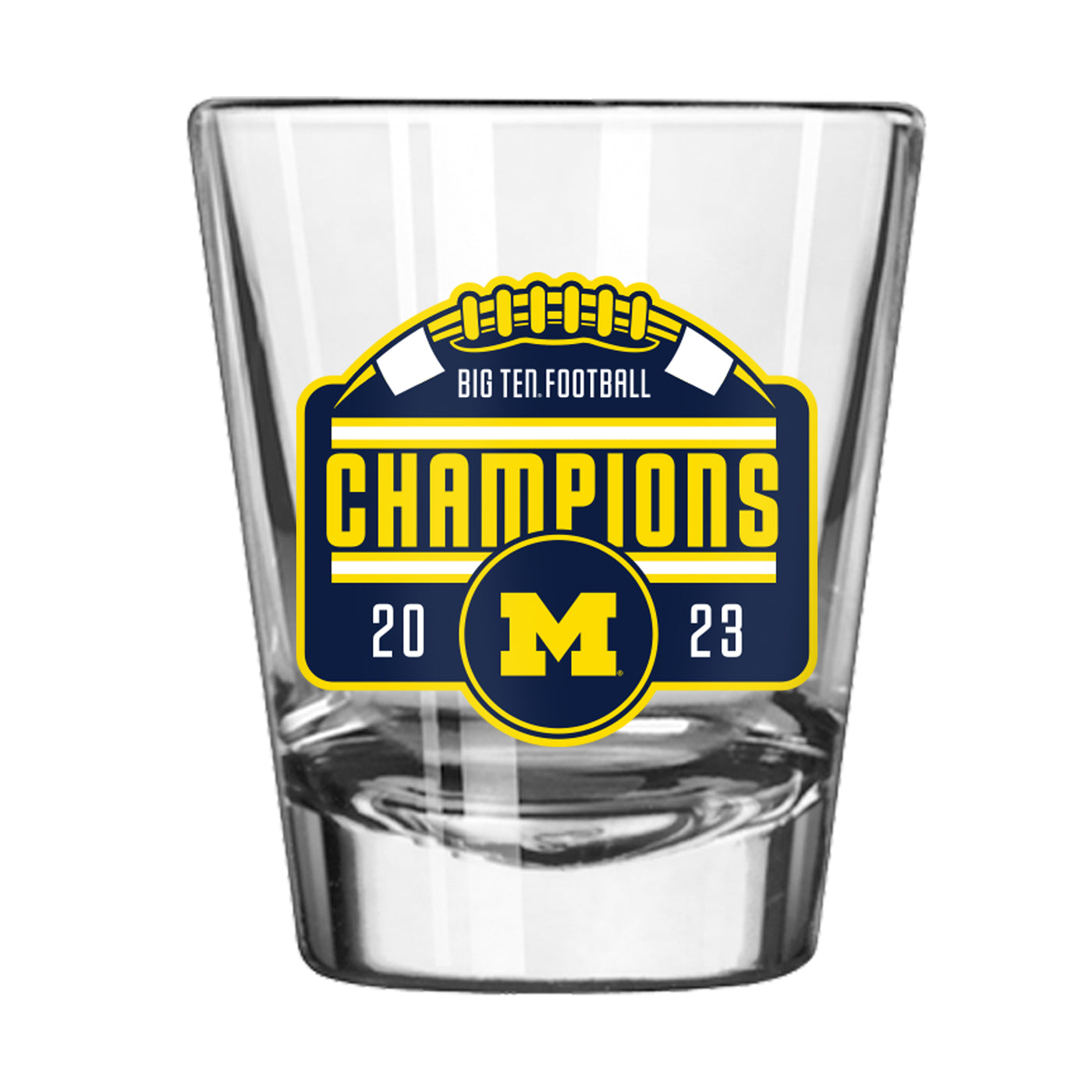 Michigan 2oz 2023 BIG TEN Champions Shot Glass