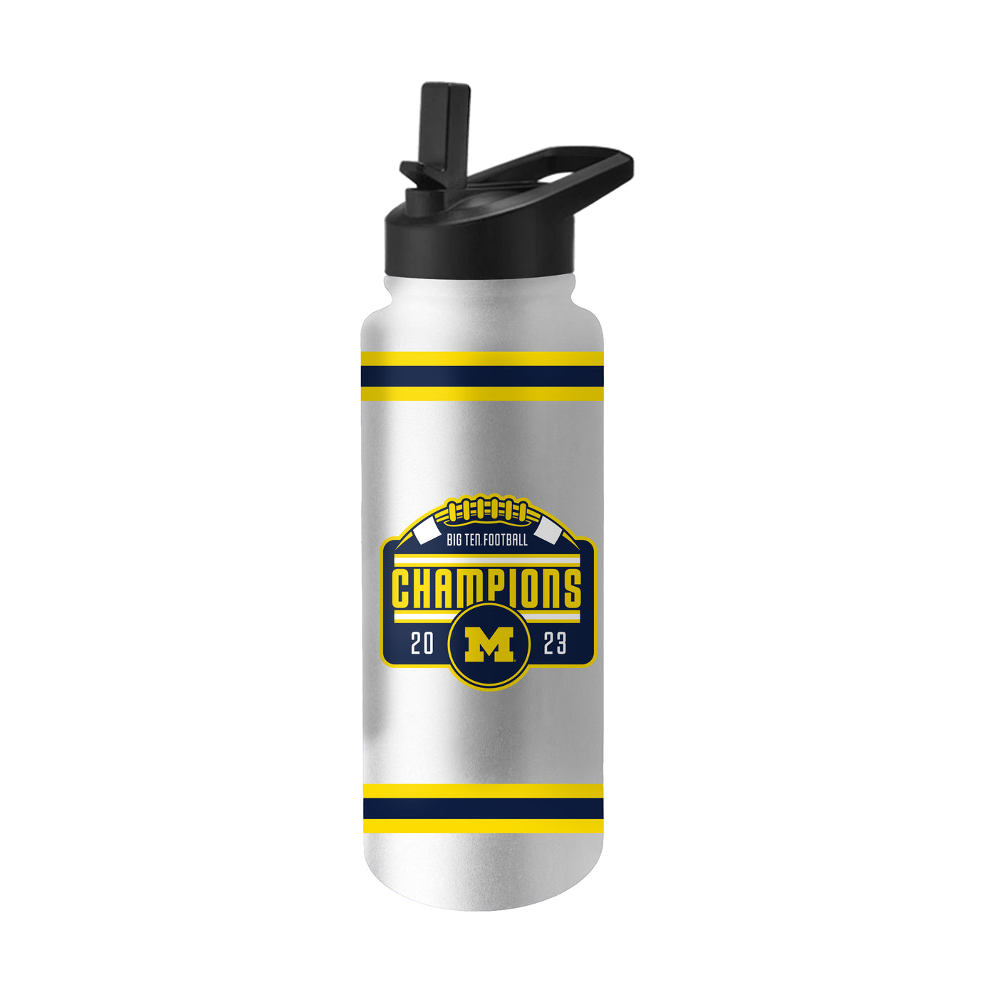 Michigan 34oz 2023 BIG TEN Champions Quencher Bottle