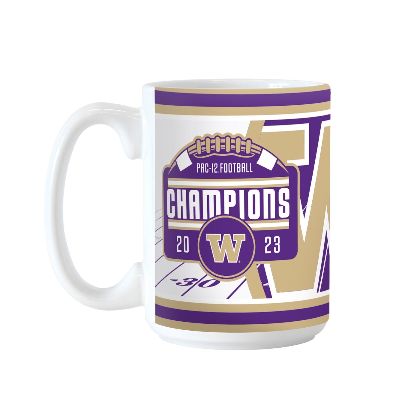 Washington 15oz 2023 PAC-12 Champions Sublimated Mug - Logo Brands