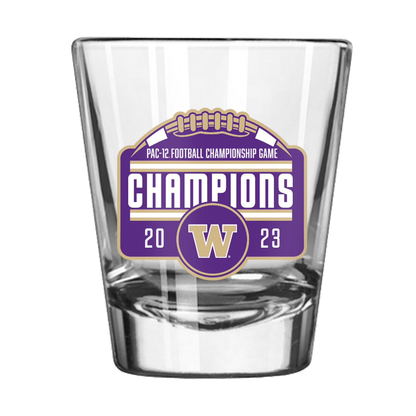 Washington 2oz 2023 PAC-12 Champions Shot Glass