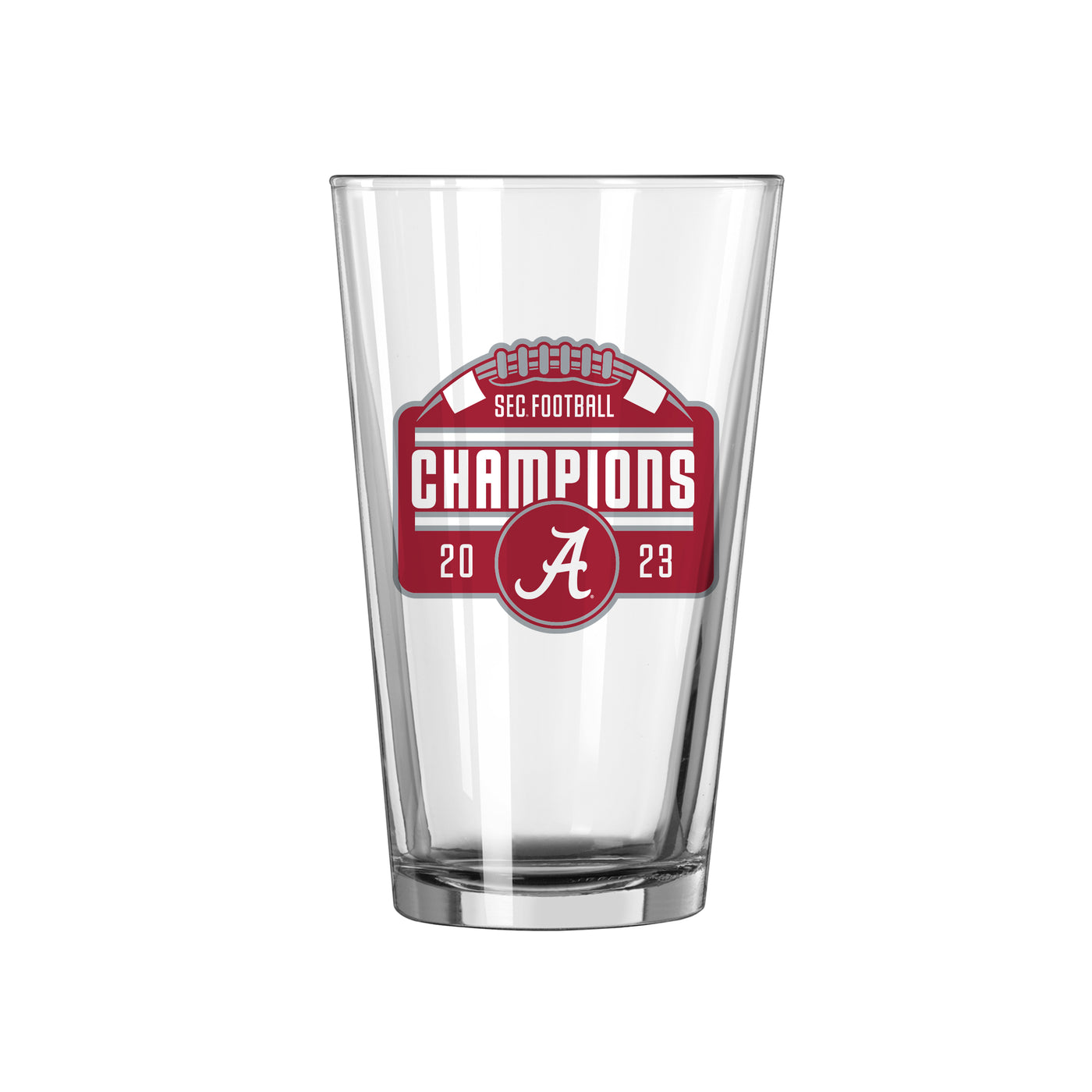 Alabama 16oz 2023 SEC Champions Pint Glass