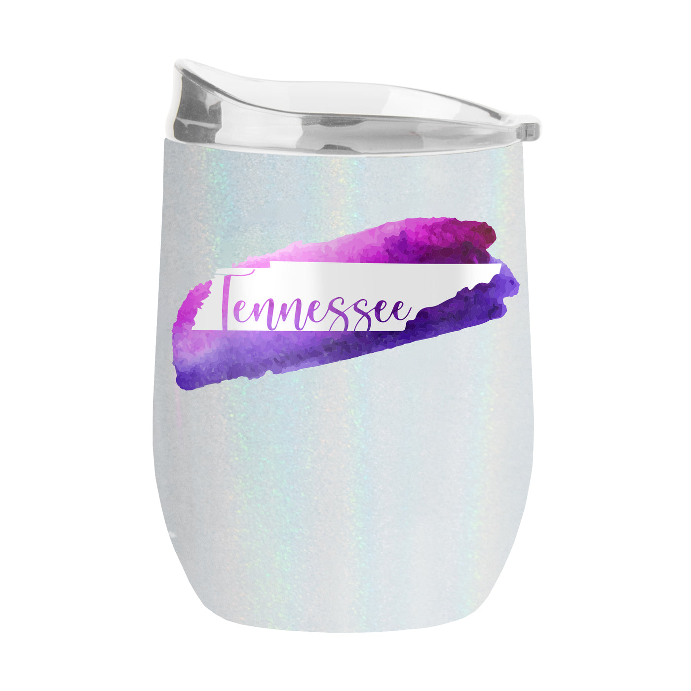 State of Tennessee 16oz Iridescent Curved Beverage