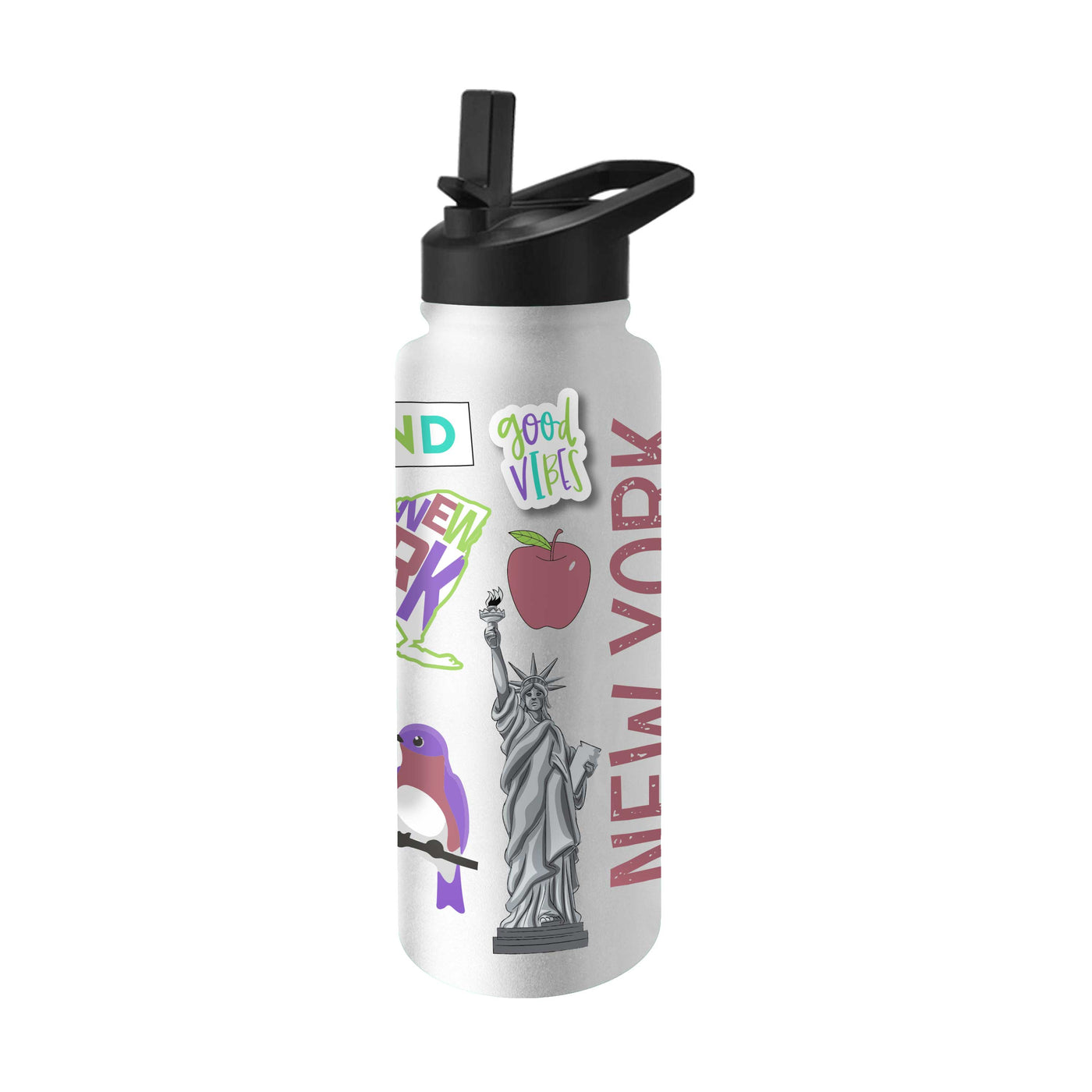 New York State Pride 34oz Native Quencher Bottle