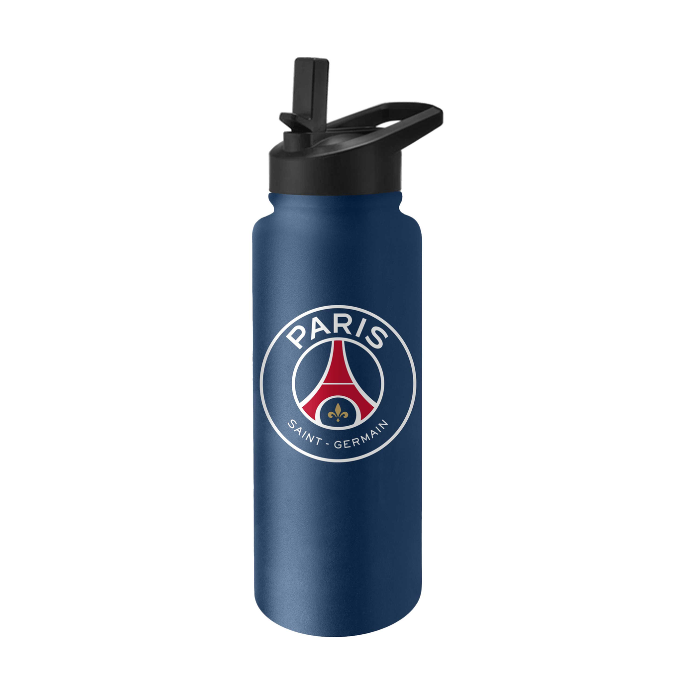 Paris Saint Germain Quencher Logo Flip Top Water Bottle