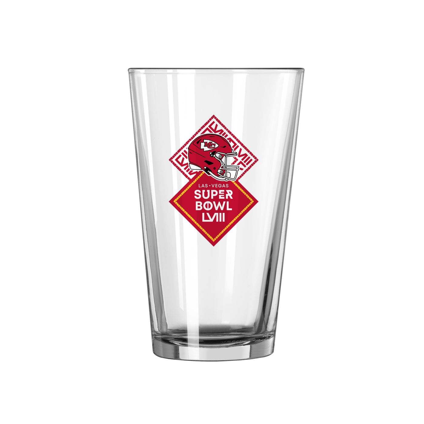 Kansas City Chiefs Super Bowl 58 Bound 16oz Pint Glass