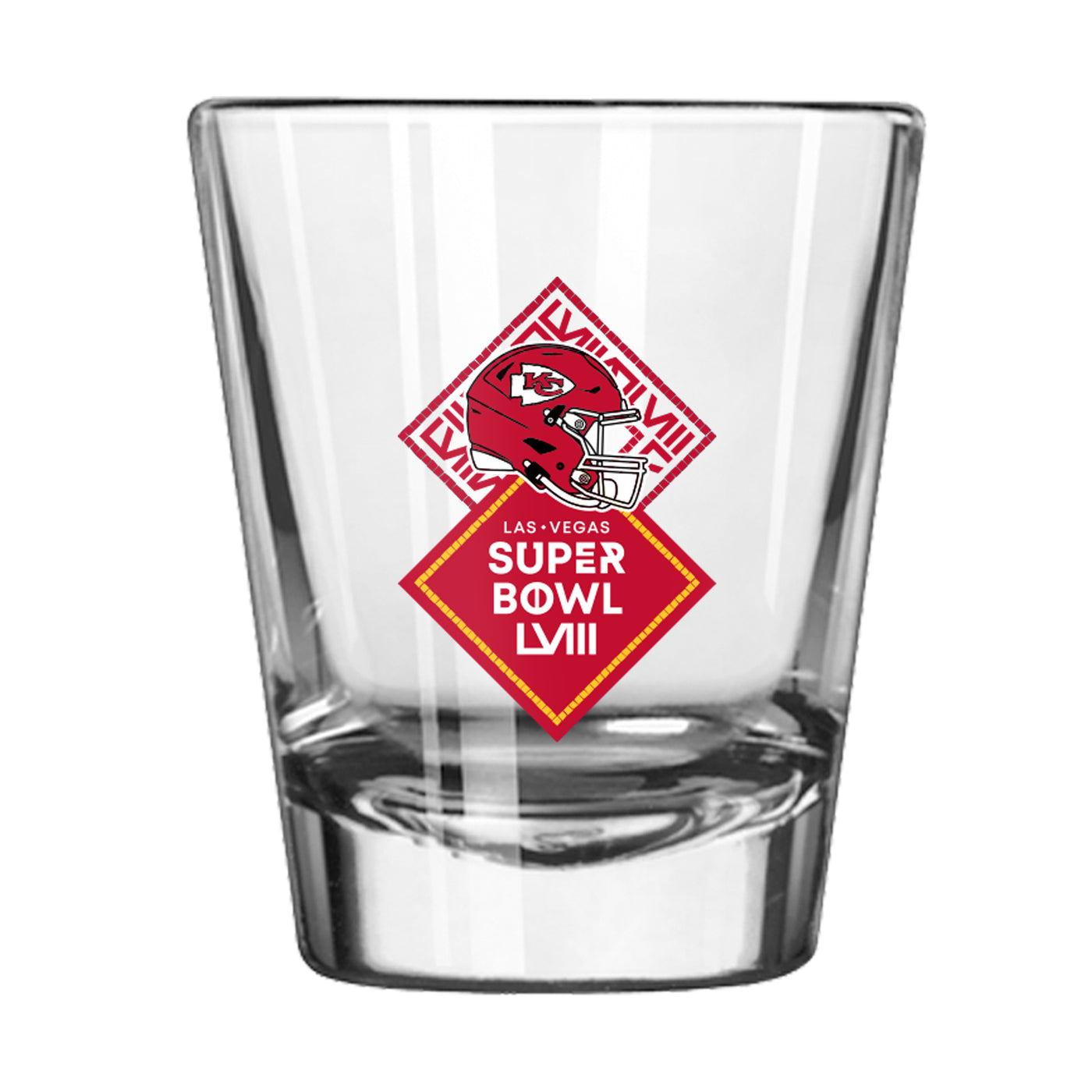 Kansas City Chiefs Super Bowl 58 Bound 2oz Shot Glass