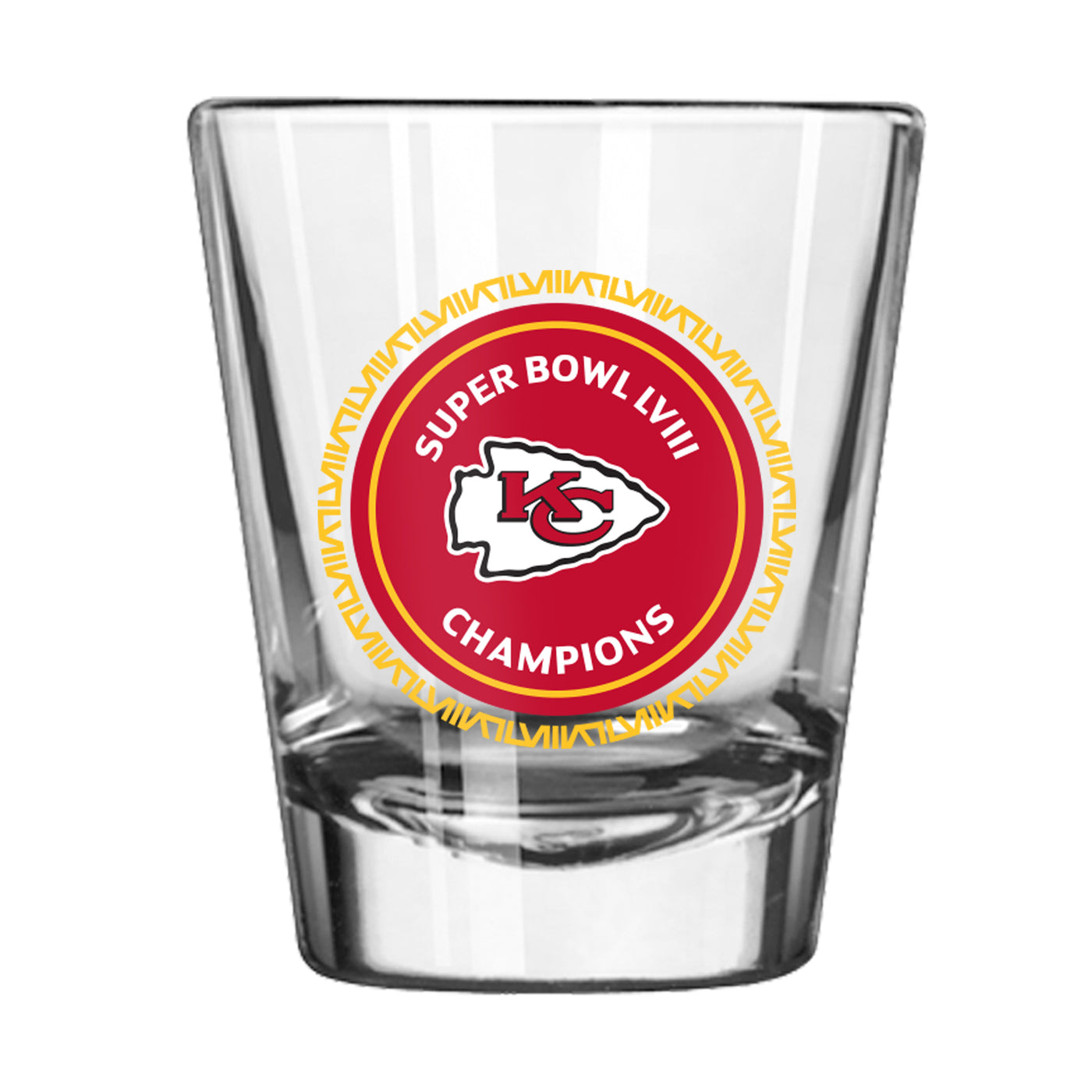 Kansas City Chiefs 2oz Super Bowl LVIII Champions Shot Glass