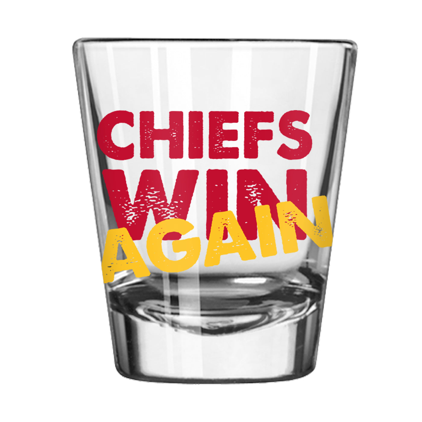 Kansas City Chiefs 2oz Super Bowl LVIII Champions Repeat Shot Glass