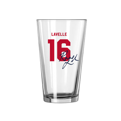 US Womens Soccer Rose Levelle 16oz Pint Glass - Logo Brands