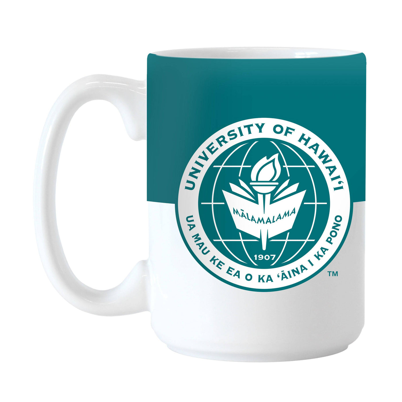 Hawaii - Honolulu 15oz Colorblock Sublimated Mug - Logo Brands