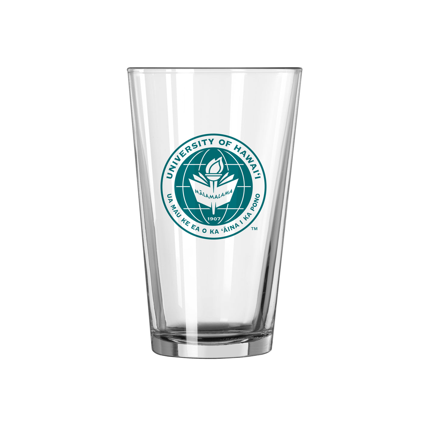 Hawaii - Honolulu 16oz Gameday Pint Glass - Logo Brands