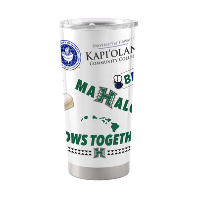 Hawaii - Kapi'olani 20oz Native Stainless Tumbler - Logo Brands