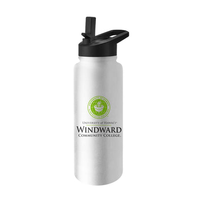 Hawaii - Windward 34oz Logo Quencher Bottle - Logo Brands