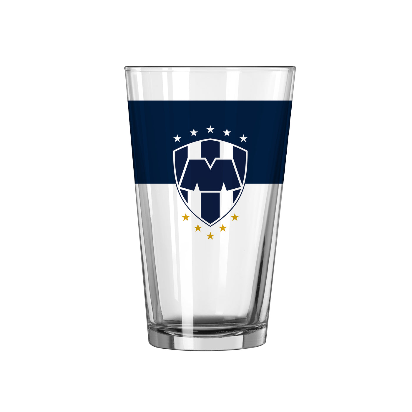 Monterrey FC 16oz Colorblock Pint Glass - Logo Brands