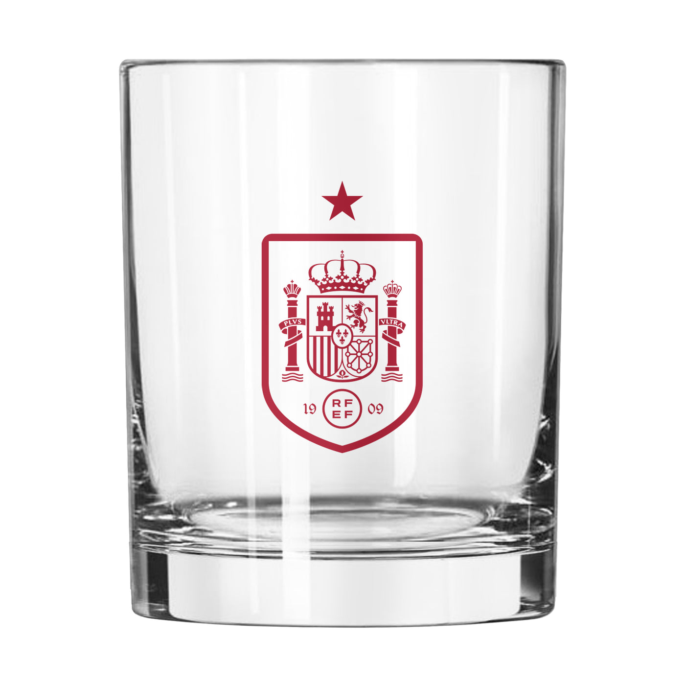 Spain FC 14oz Logo Rocks Glass