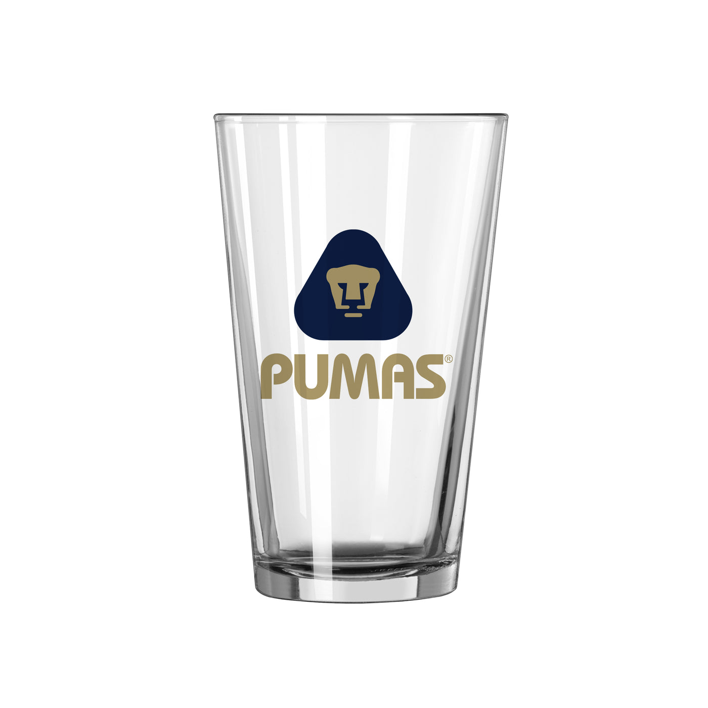 Pumas FC 16oz Logo Pint Glass - Logo Brands