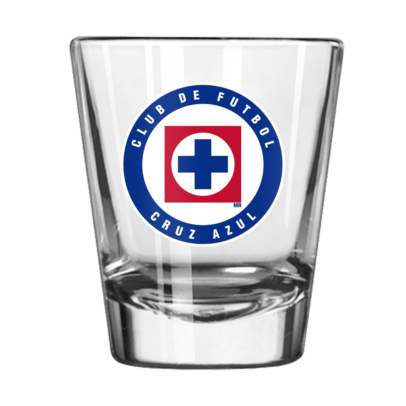 Cruz Azul FC 2oz Logo Shot Glass - Logo Brands