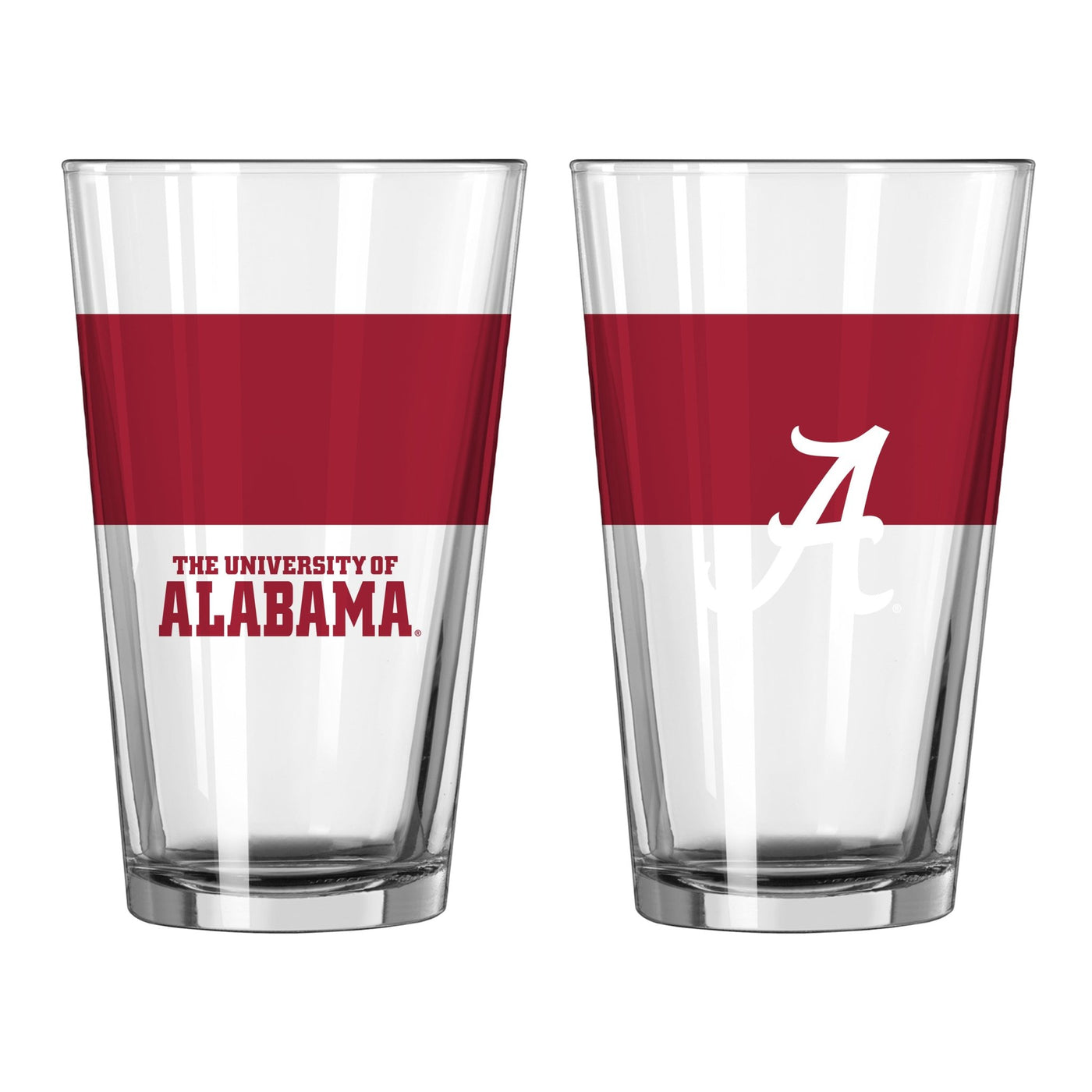 Alabama 16oz Colorblock Pint Glass - Logo Brands