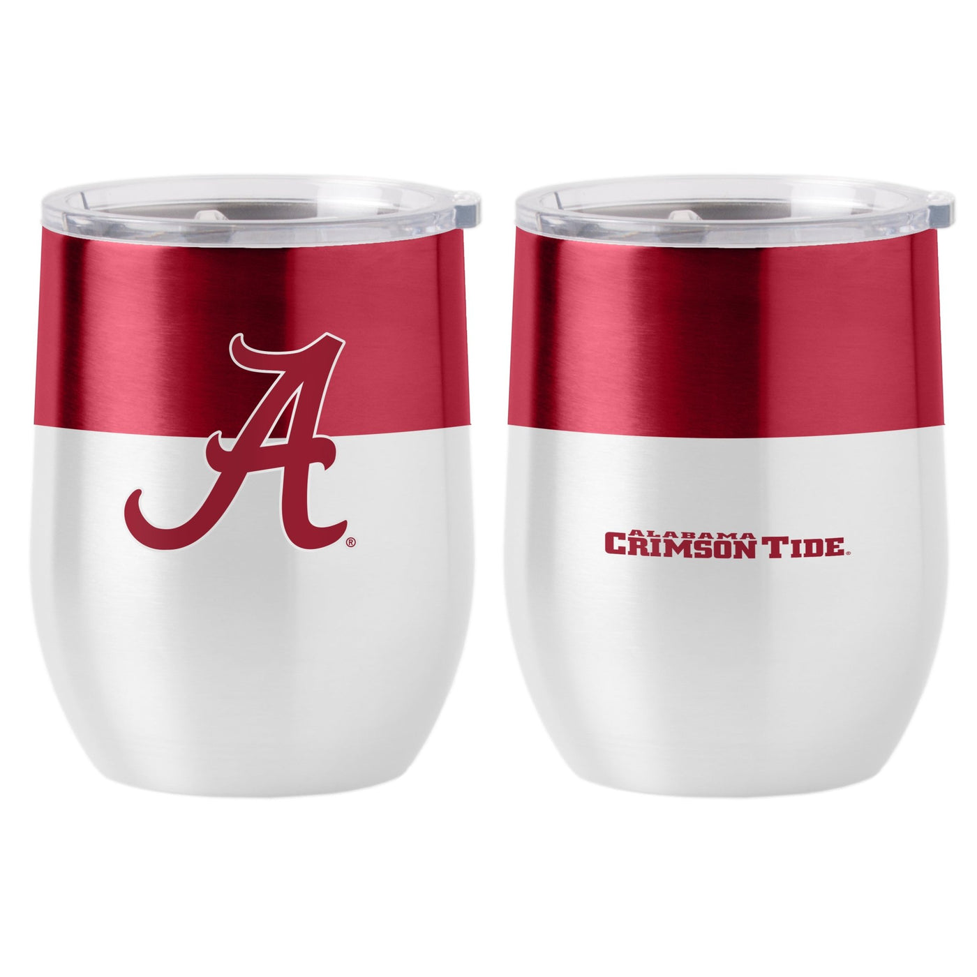 Alabama 16oz Colorblock Stainless Curved Beverage - Logo Brands