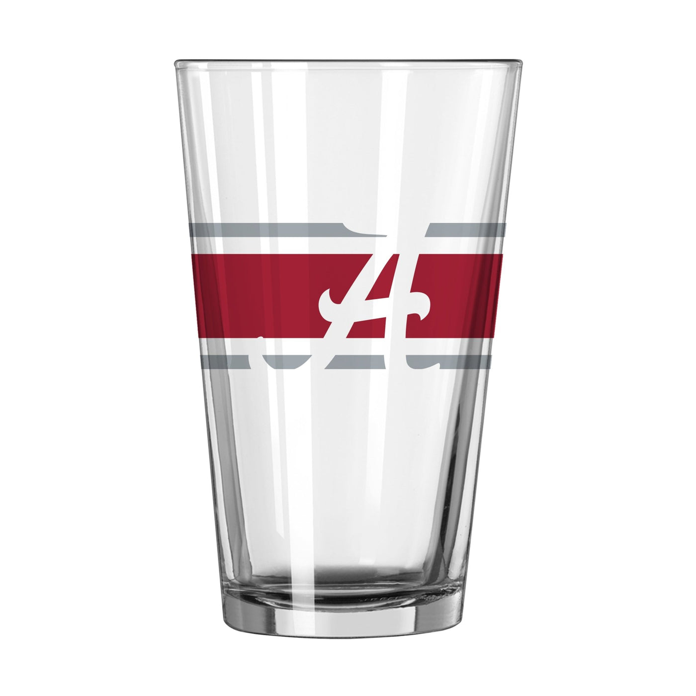 Alabama 16oz Stripe Pint Glass - Logo Brands